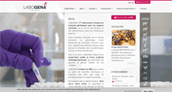 Desktop Screenshot of labogena.fr