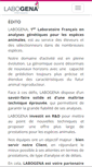 Mobile Screenshot of labogena.fr